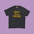 Gallery Dept. DÉPT. de la GALERIE Short Sleeve T-Shirt - Black/Yellow