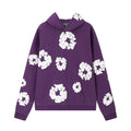 Denim Tears Cotton Wreath Hoodie - Purple