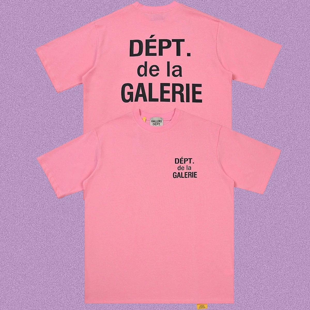 Gallery Dept. DÉPT. de la GALERIE Short Sleeve T-Shirt - Pink/Black