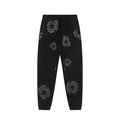 Denim Tears Cotton Wreath Sweatpants - Black/Dark Grey